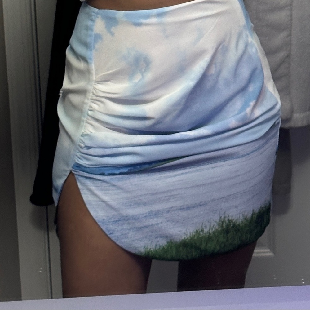 SUMMER HANIFA BLUE BEACH SKIRT XS only worn once